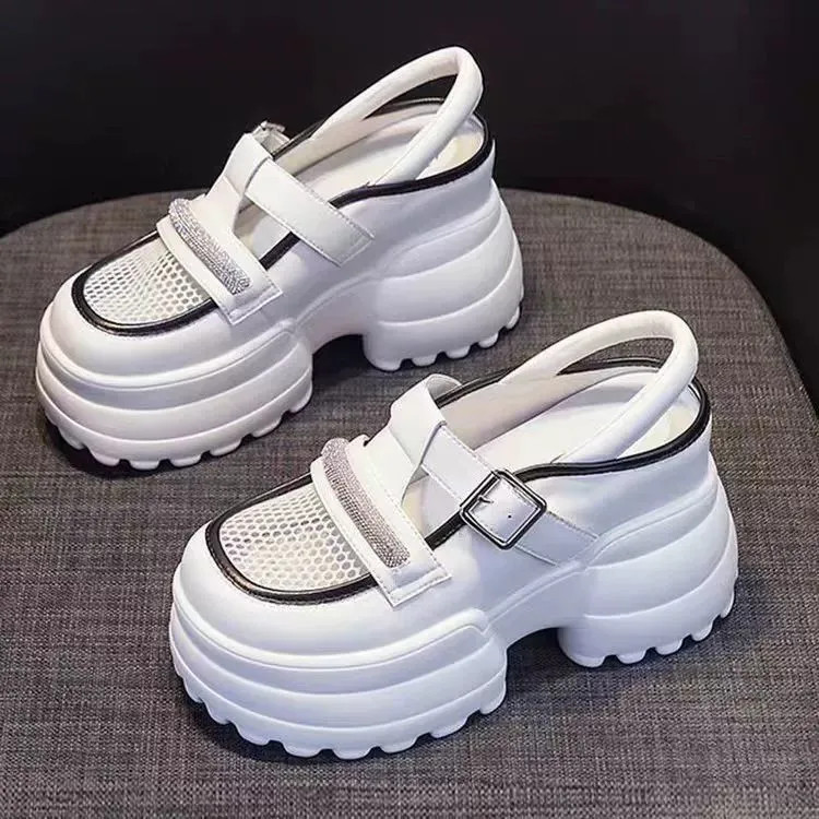 Phiên Bản Hàn Quốc Dép Nữ Giày Sandal Nữ Phù Hợp Với Giày Sandal Nữ Đế Dày Giày Sandal Nữ Giày Lưới 