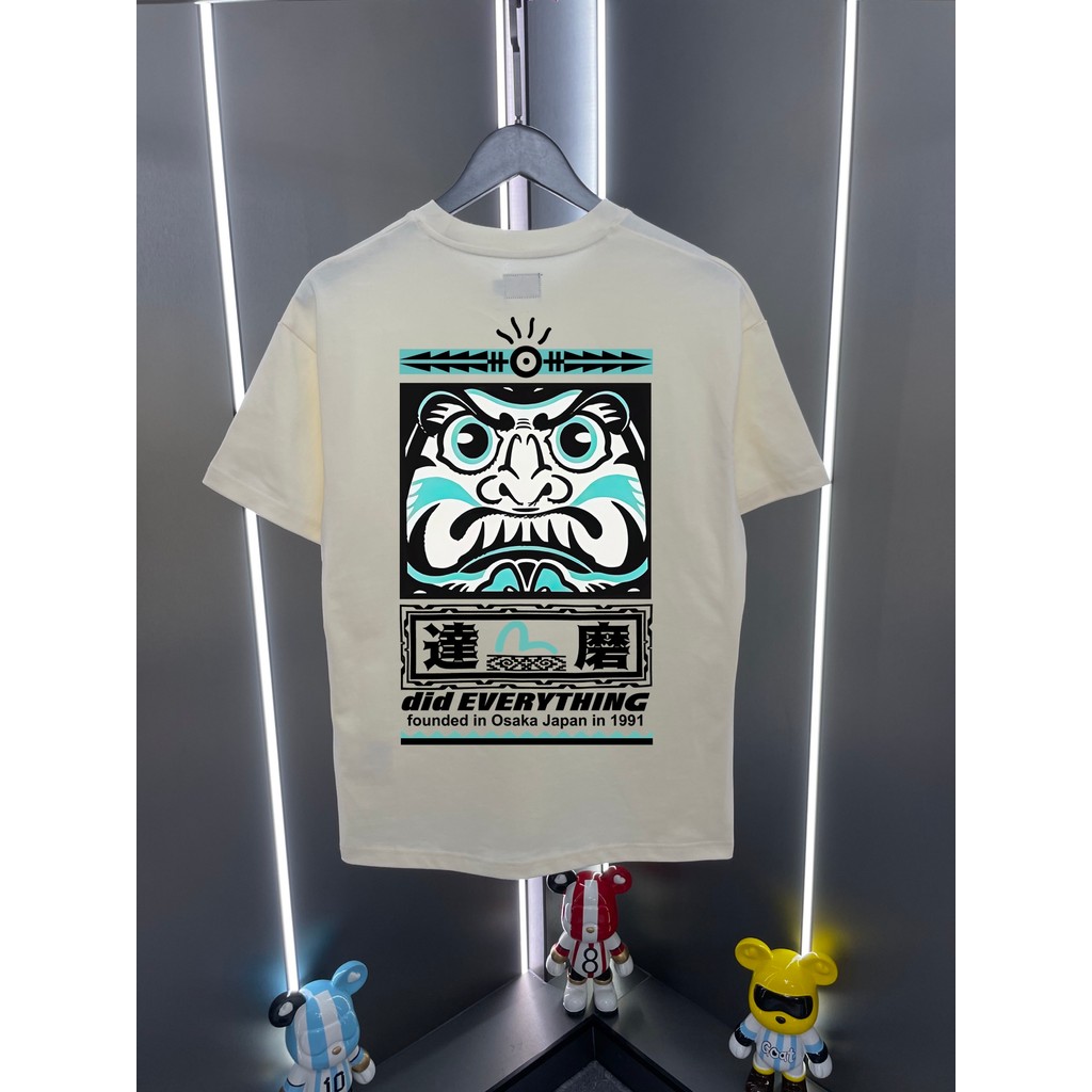 Evisu Evisu 2026 Phong Cách Mới Chữ Seagull Dharma In Áo Thun Nữ Tay Ngắn Cổ Tròn DMIJ