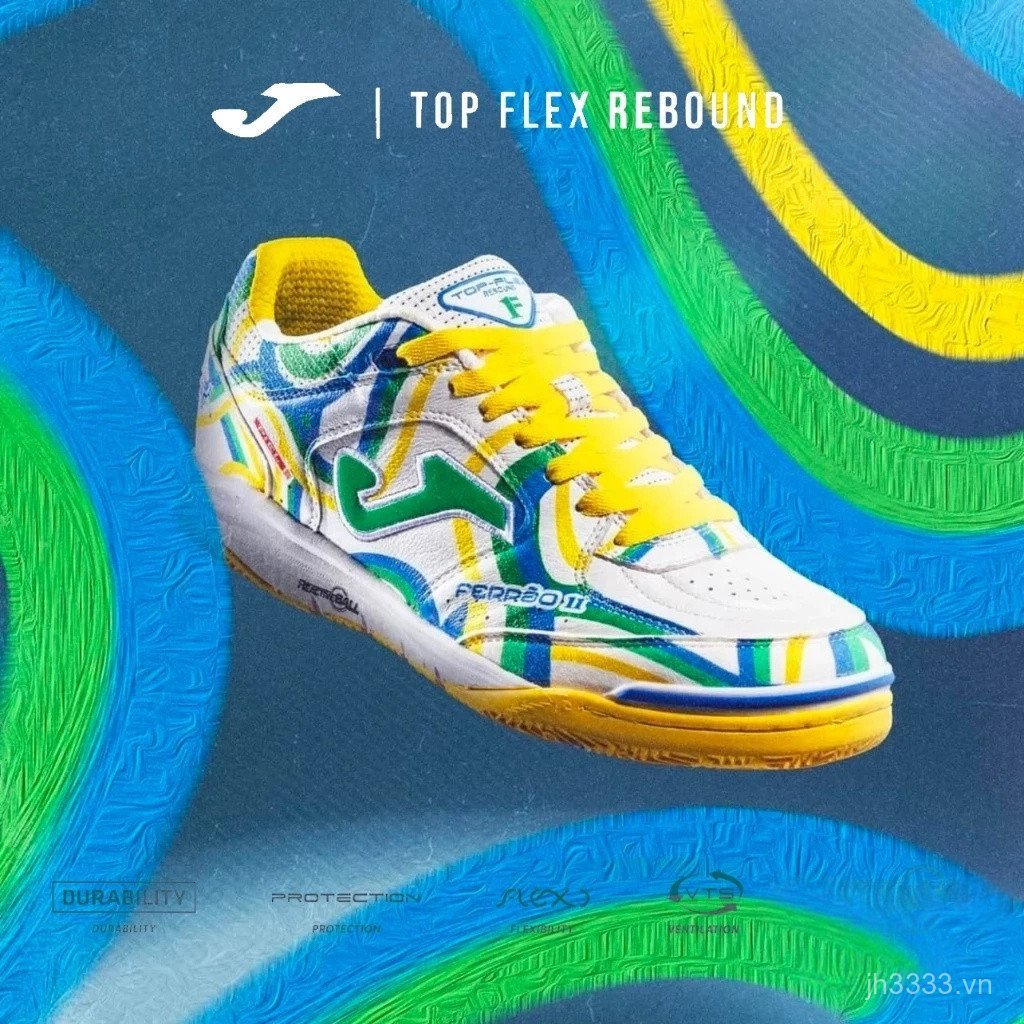Giày Futsal ZISA Joma TOP-FLEX IC Giày Bóng Đá Giảm Sốc Giày Tập OMW7 EQND