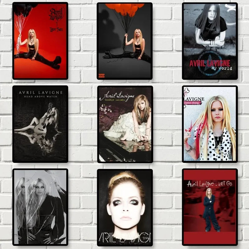 Avril Lavigne Poster Phòng Trưng Bày In, In Canvas, Trang Trí Nhà Phòng Khách, Tình Yêu, Ca Sĩ Sux W
