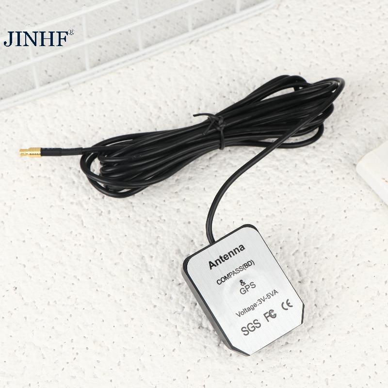 JINHF GPS Hoạt Động Ăng Ten 28dB Tăng MCX Nam 1575.42 MHz Khả Năng Tương Thích Rộng Cho Xe DVR Dashc