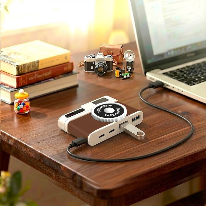 Hàng Khuyến Nghị TypeC Docking Station Hub Máy Tính USB Docking Station Splitter Docking Station Hub