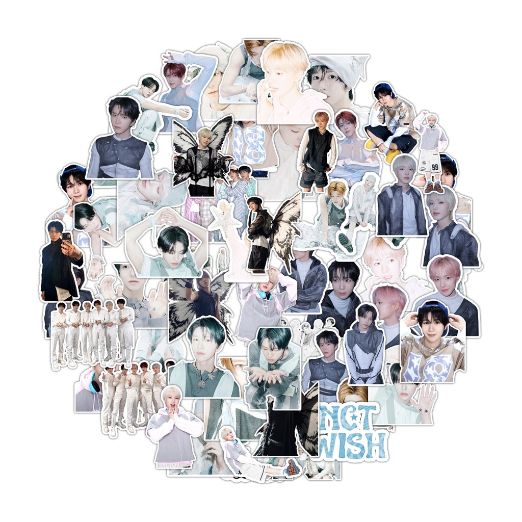 8-108 Chiếc NCT WISH Ode to Love Sticker NCT DREAM WayV Trở Lại Tương Lai MARK Renjun Jeno HAECHAN J