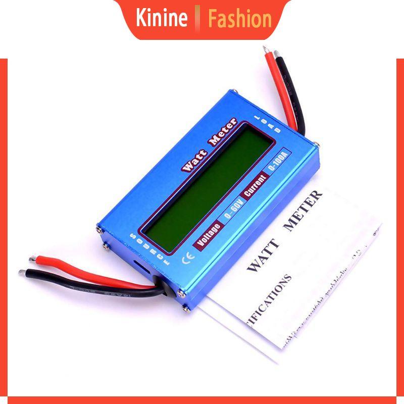 KIN Màn hình LCD kỹ thuật số Màu xanh DC 60V 100A Cân bằng điện áp Máy phân tích công suất Watt Mete