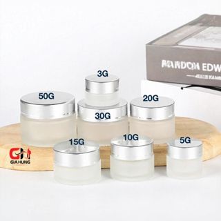 Hũ Chiết Kem Thủy Tinh 10g – 20g – 30g | Hũ đựnġ Mỹ Phẩm Mini, Chiết Serum – Kem Face – Tiện Spa & Mang Theo