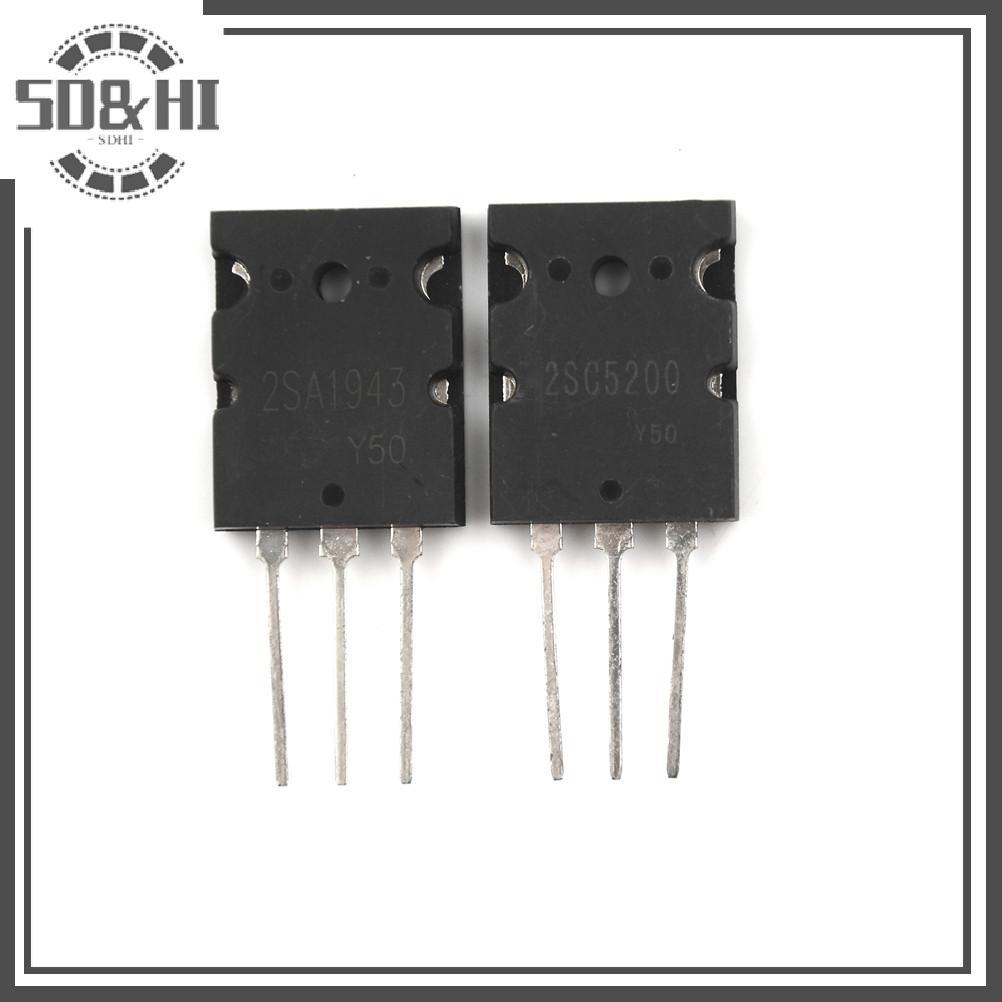 [SD & HI] 1 cặp HOẶC 2 chiếc Transistor TO-3PL 2SA1943-O 2SC5200-O 2SA1943 2SC5200 A1943 C5200 (vn)