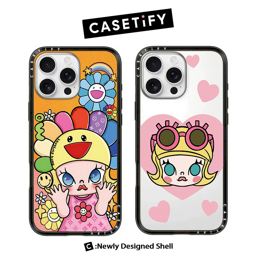CASE Molly Series 4 Acrylic Mới Có Từ Tính Cho IPhone 17 Pro Max / 17 16 15 14 13 Pro Max Vỏ Bảo Vệ 