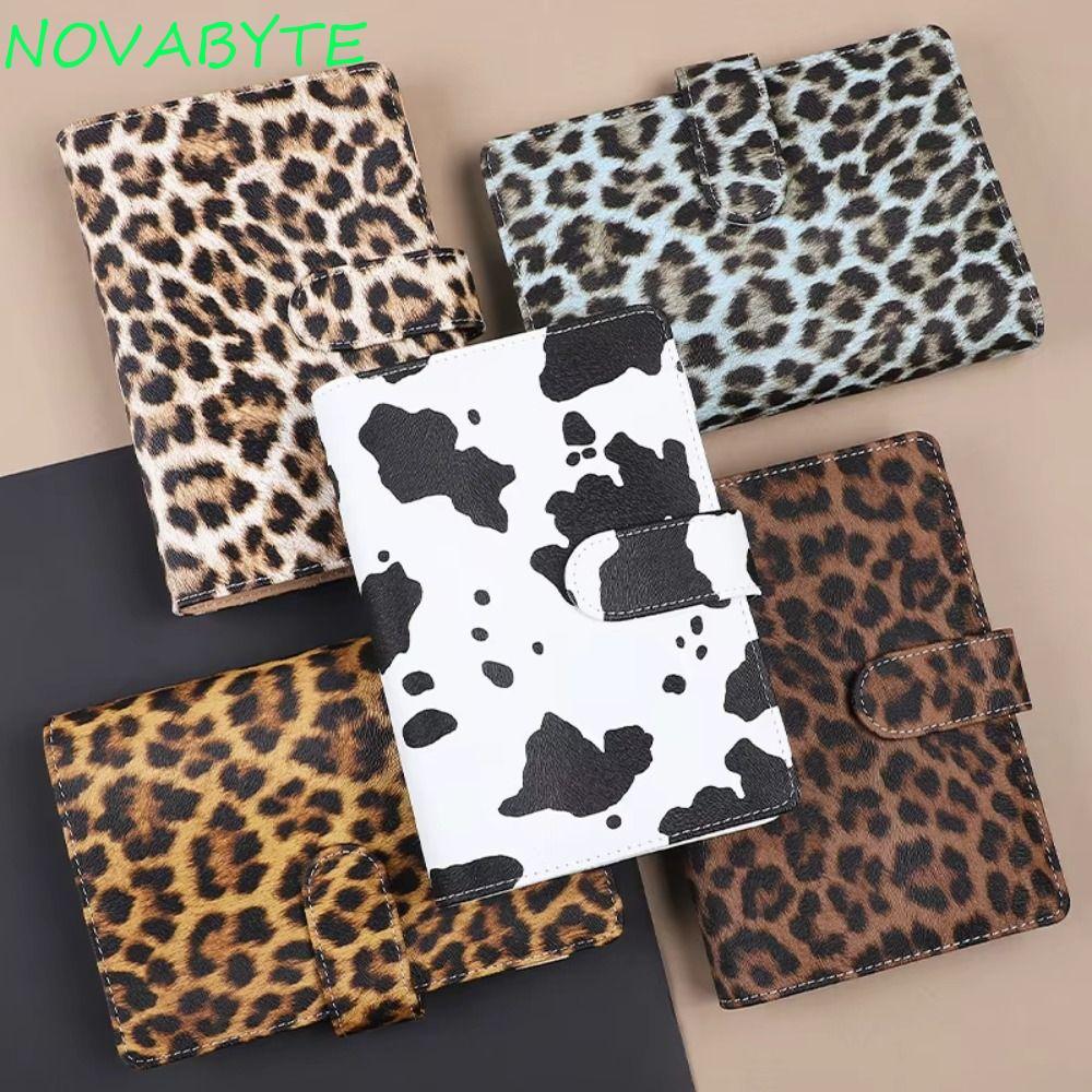 NOVABYTE Soft Budget Binder Planner, Túi đựng sổ tay 6 lỗ đầy màu sắc, với 12 túi chất kết dính A6 T