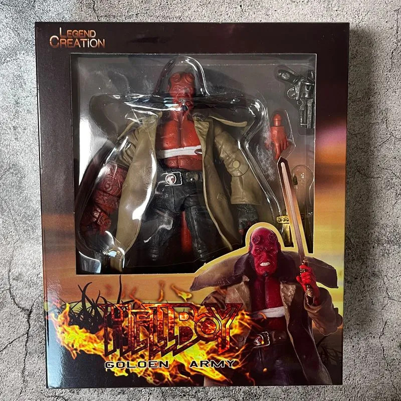 Qun trong nước mezco kiến hellboy cậu bé 6 inch di chuyển búp bê tay mô hình đồ chơi trang trí