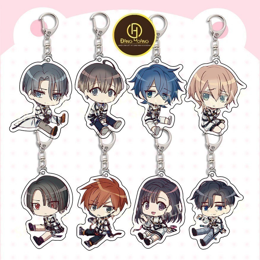 Móc khoá Anime MILGRAM Haruka Sakurai Futa Kajiyama Mikoto Dễ Thương chất liệu mica acrylic _ - ĐH