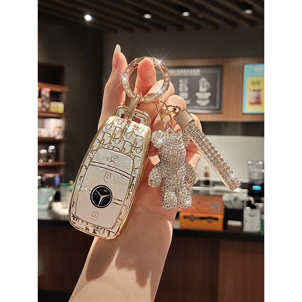 Thích hợp cho Vỏ chìa khóa Mercedes-Benz Benz E-Class Mới C260L / E300L / e300l / glb220glc Buckle C