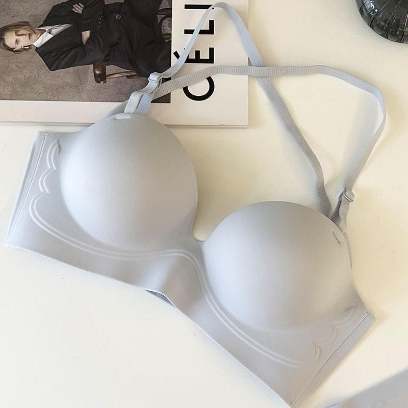 Women's Super Lift Push Up Bra with 5cm Thick Padded Specialized for Wearing Deep Backless Tops