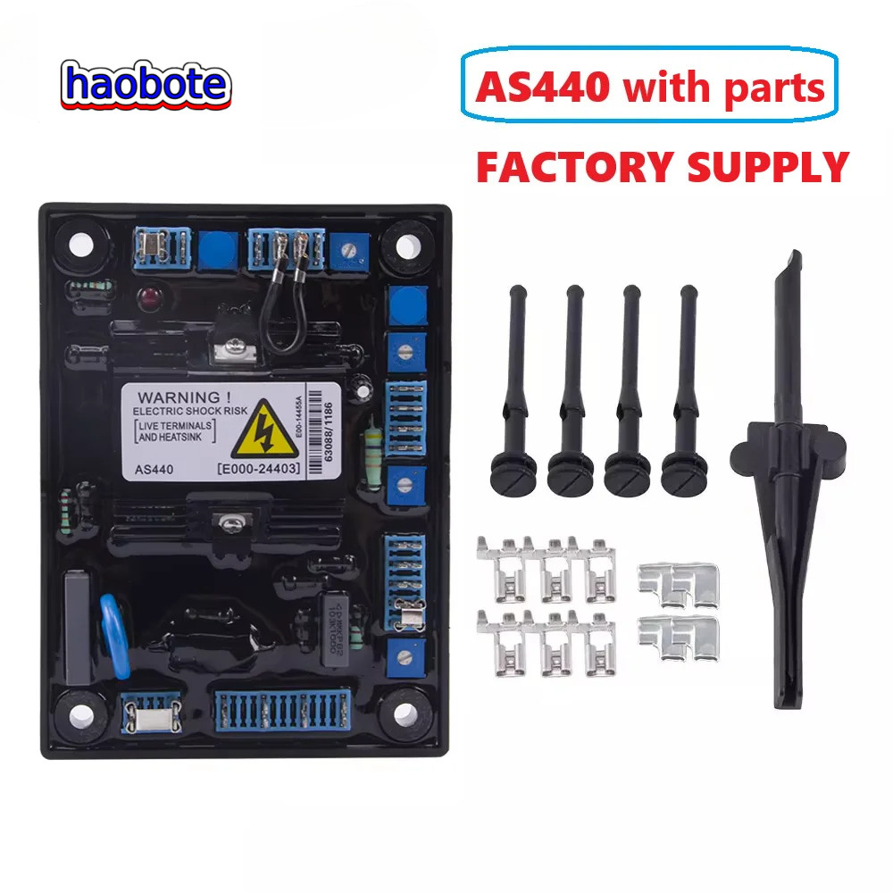 Bền Trọn Bộ AS440 AVR Bộ Điều Chỉnh Điện Áp Tự Động Ổn Định Máy Phát Điện Bảng Mạch Mô-đun Máy Phát 