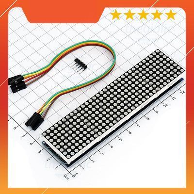 Module 4 LED Ma Trận 8x8 MAX7219 LED Đỏ 5VDC