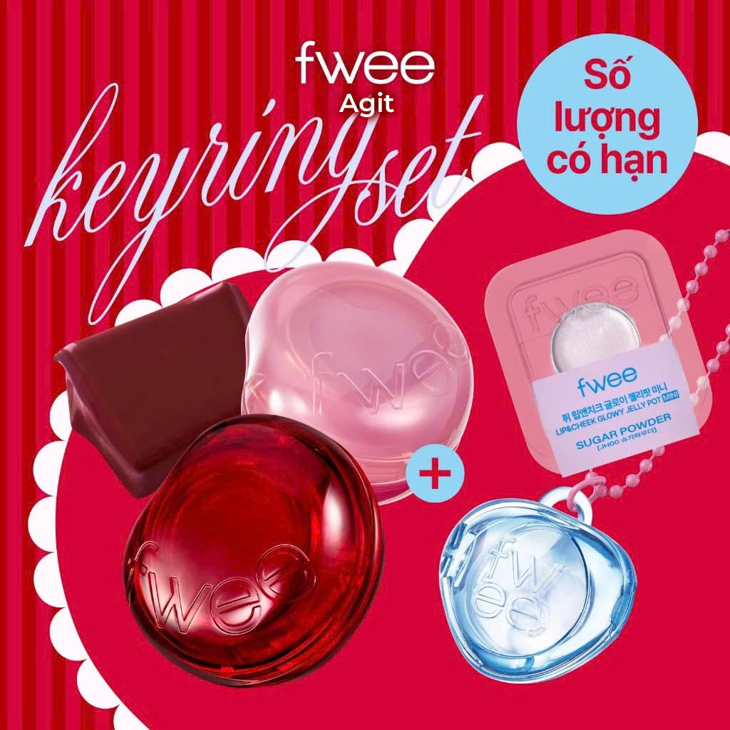 Son Thạch Môi Má Fwee Lip & Cheek Glowy Jelly Pot Giúp Môi Căng Mọng Hồng Tự Nhiên Chuẩn Hàn Quốc 5g