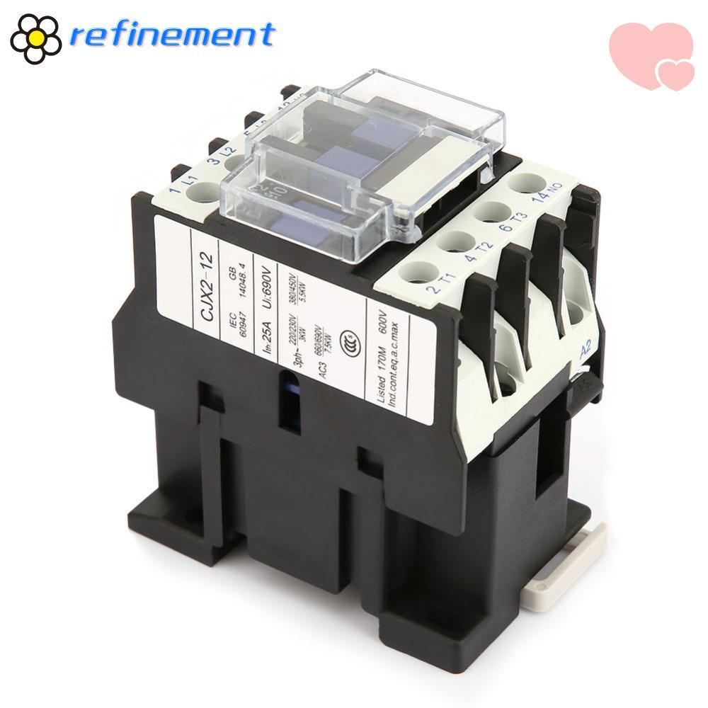 Contactor AC REFILINEMENT, CJX2-1210 24V / 36V / 48V / 110V / 220V / 380V AC Contactor, Rail Mount 1
