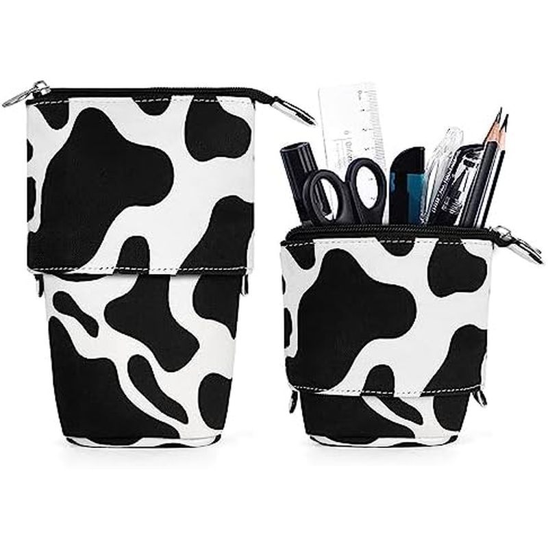 Box Makeup Pouch, Stand UP Cartoon Christmas Gift Kids Pen Holder Organizer Cosmetics Bag, Kawaii St