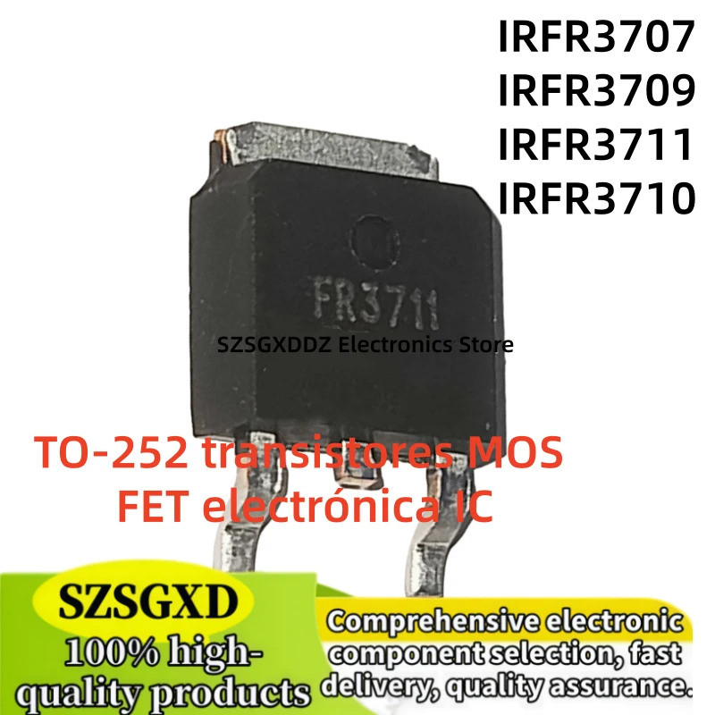 5 Chiếc IRFR3707 FR3707 IRFR3709 FR3709 IRFR3711 FR3711 IRFR3710 FR3710 TO-252 Hiệu Ứng Trường Trans