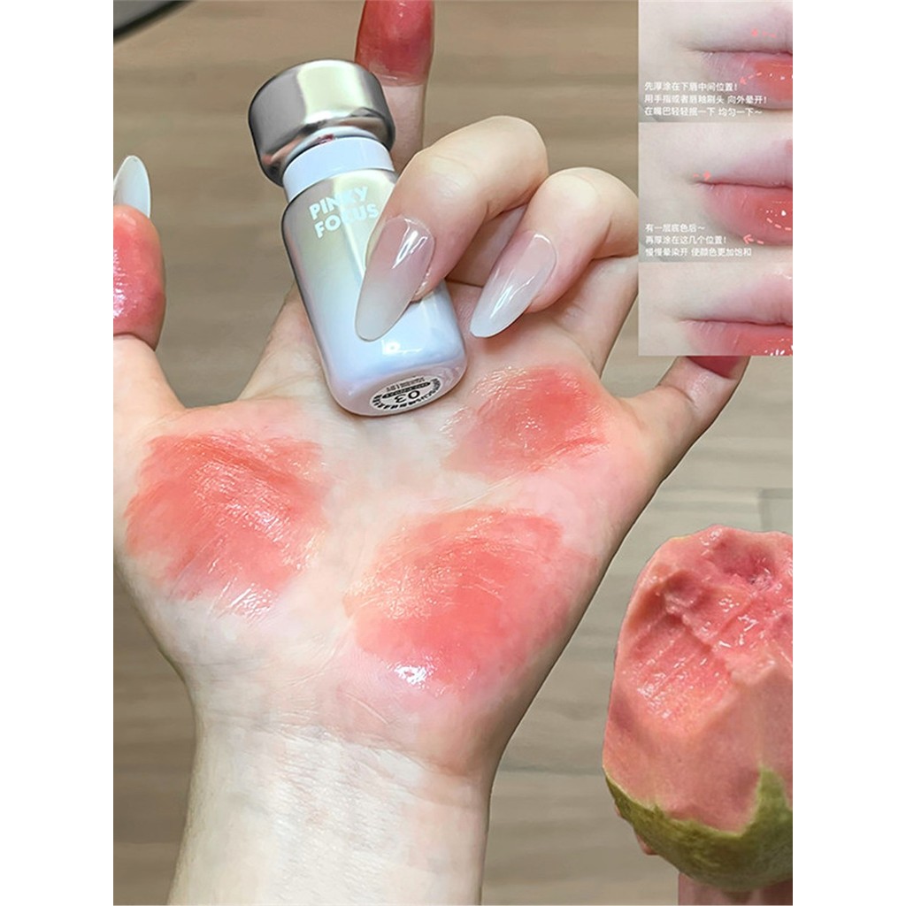 Guava này thật tuyệt vờiWater Gloss Mirror Lip Glaze Tiệc Sinh Viên Nhẹ Nhàng Làm Trắng Son Môi Giá 