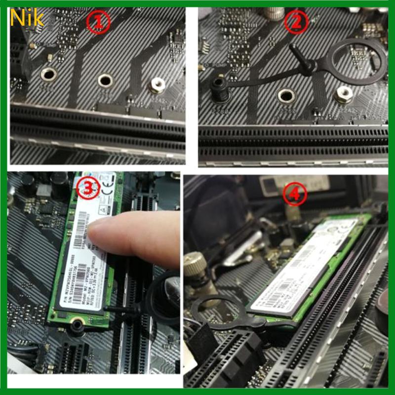Nik 10 Cái Cho M 2 SSD Nylon Dây Buộc Cho M2 H310 B360 B365 Bo Mạch Chủ Tay Dụng Cụ Nylon Thắt Lưng 