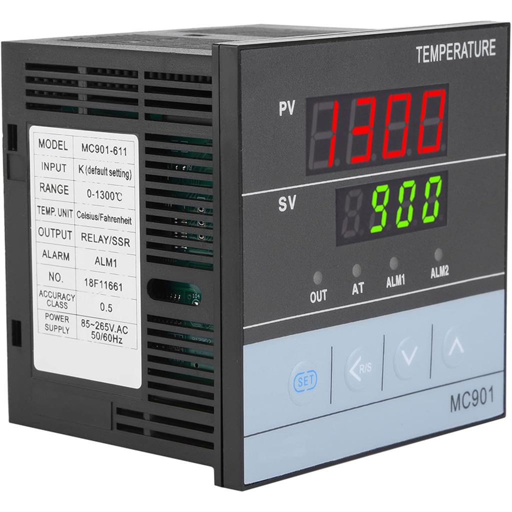 Bộ điều khiển nhiệt độ PID kỹ thuật số KIMISS MC901 cho đầu vào cảm biến loại K PT100 có đầu vào rơl