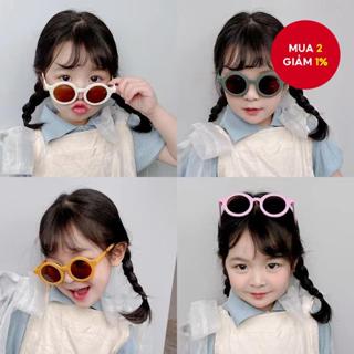 Kính râm trẻ em ound Bảo vệ UV400, Kính râm trẻ em dễ thương để đi biển & vui chơi ngoài trời