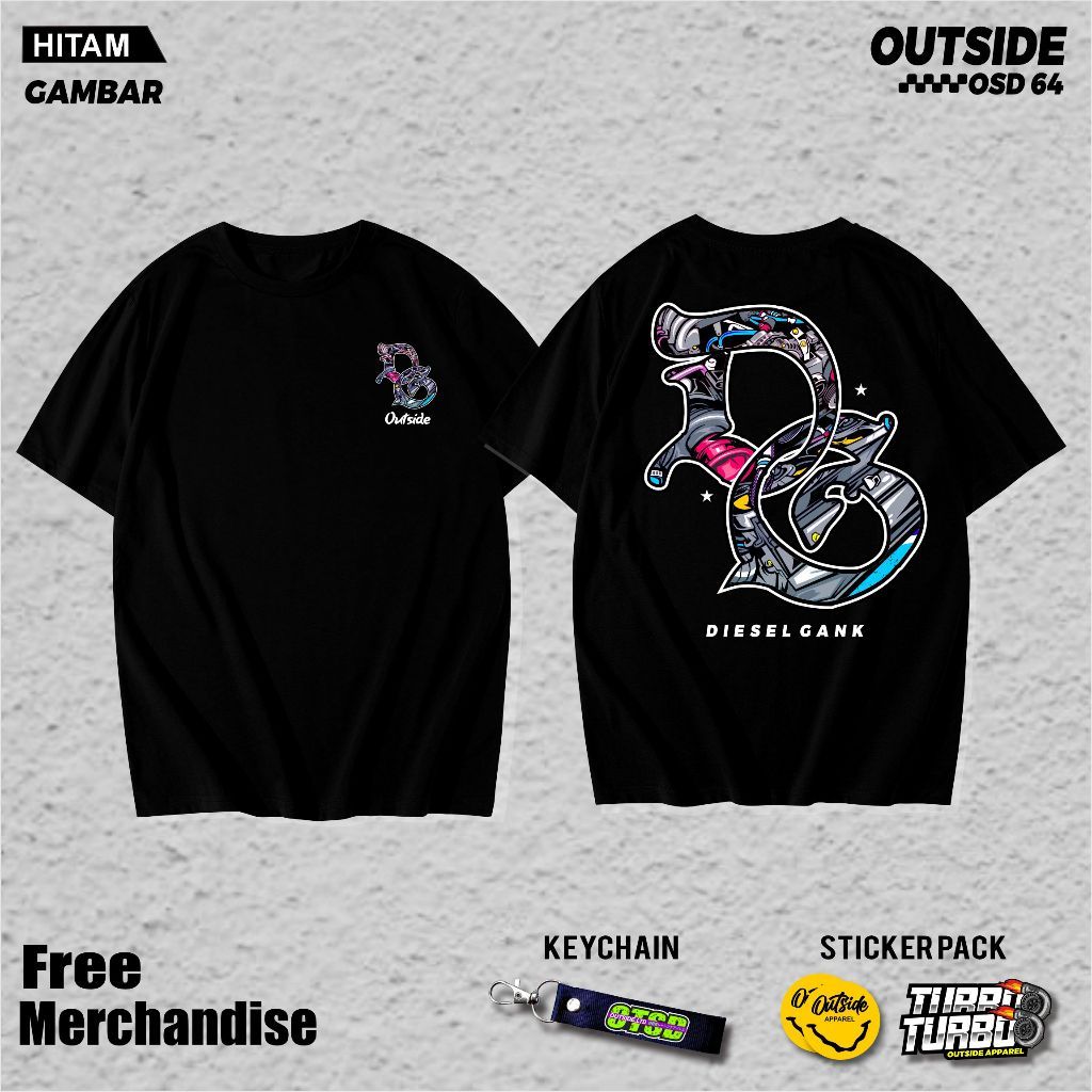Áo thun Gank Outside Diesel, Hình ảnh áo thun Turbo Diesel