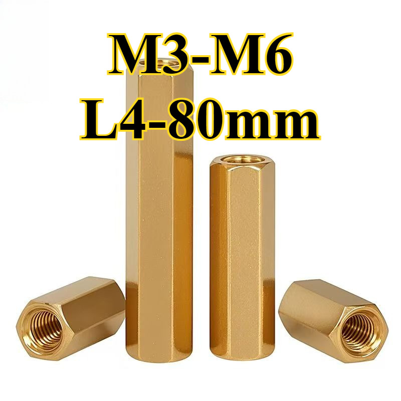 Trụ Đồng Cái Cái  – Cọc Đồng Ren Trong 2 Đầu Nhiều Kích Thước Đỡ Bo Mạch Arduino CNC 3D M3 / M4 / M5