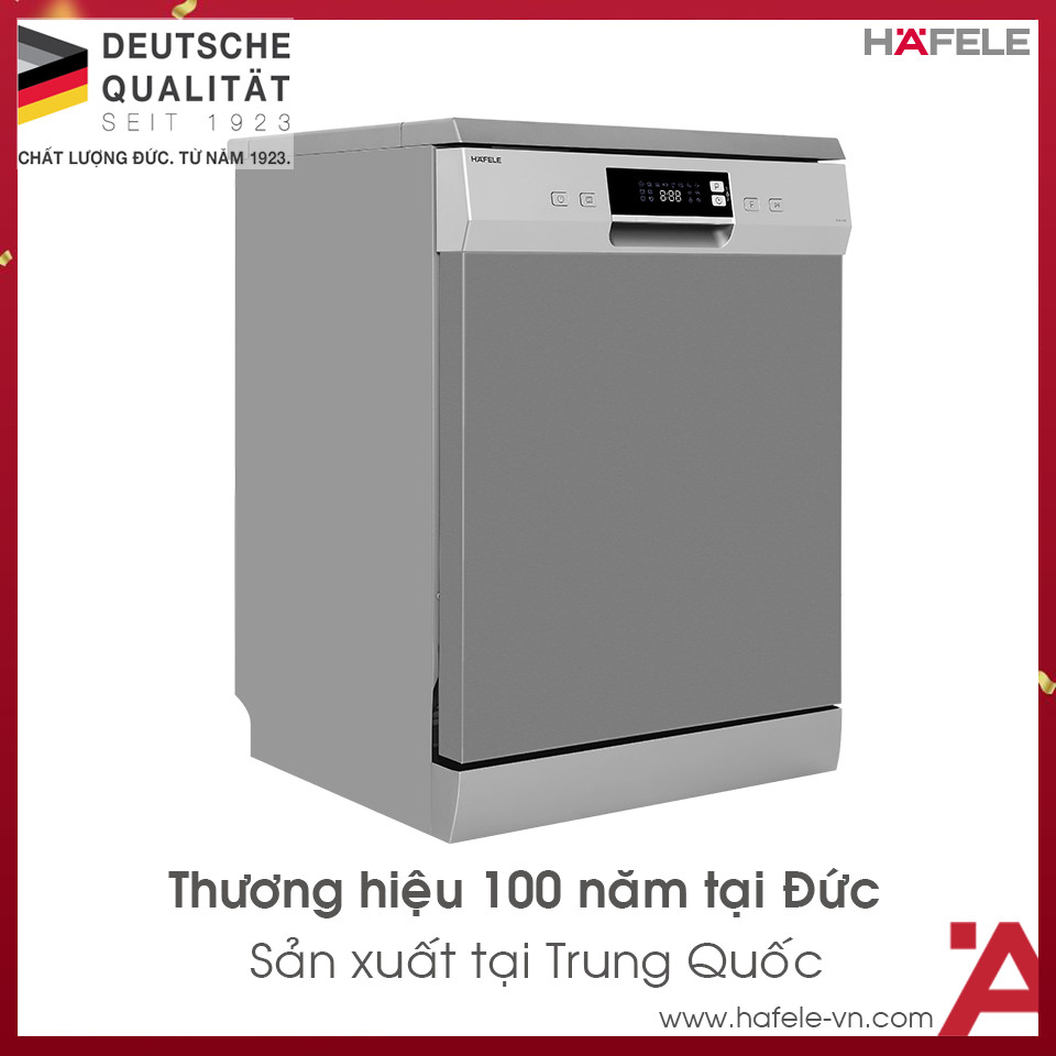 Máy rửa chén độc lập Hafele HDW-F60E/ 538.21.200 (15 bộ) - Bảo Hành Chính Hãng 3 Năm