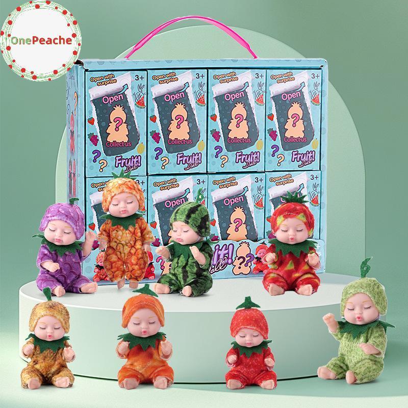 OnePeache 1 Búp Bê Tái Sinh Ngủ Dễ Thương, Búp Bê Tái Sinh Mini Búp Bê PVC Búp Bê Bé Gái Và Trẻ Em Đ