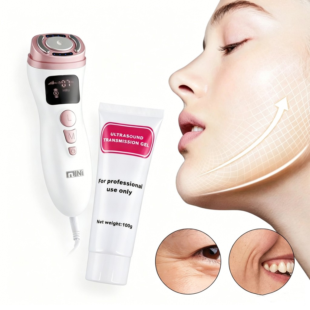 1 Máy Siêu Âm HIFU Gel Cho Siêu Âm RF EMS HIFU Nâng Da Mặt Thiết Bị Làm Săn Chắc Da Sử Dụng Tại Nhà 