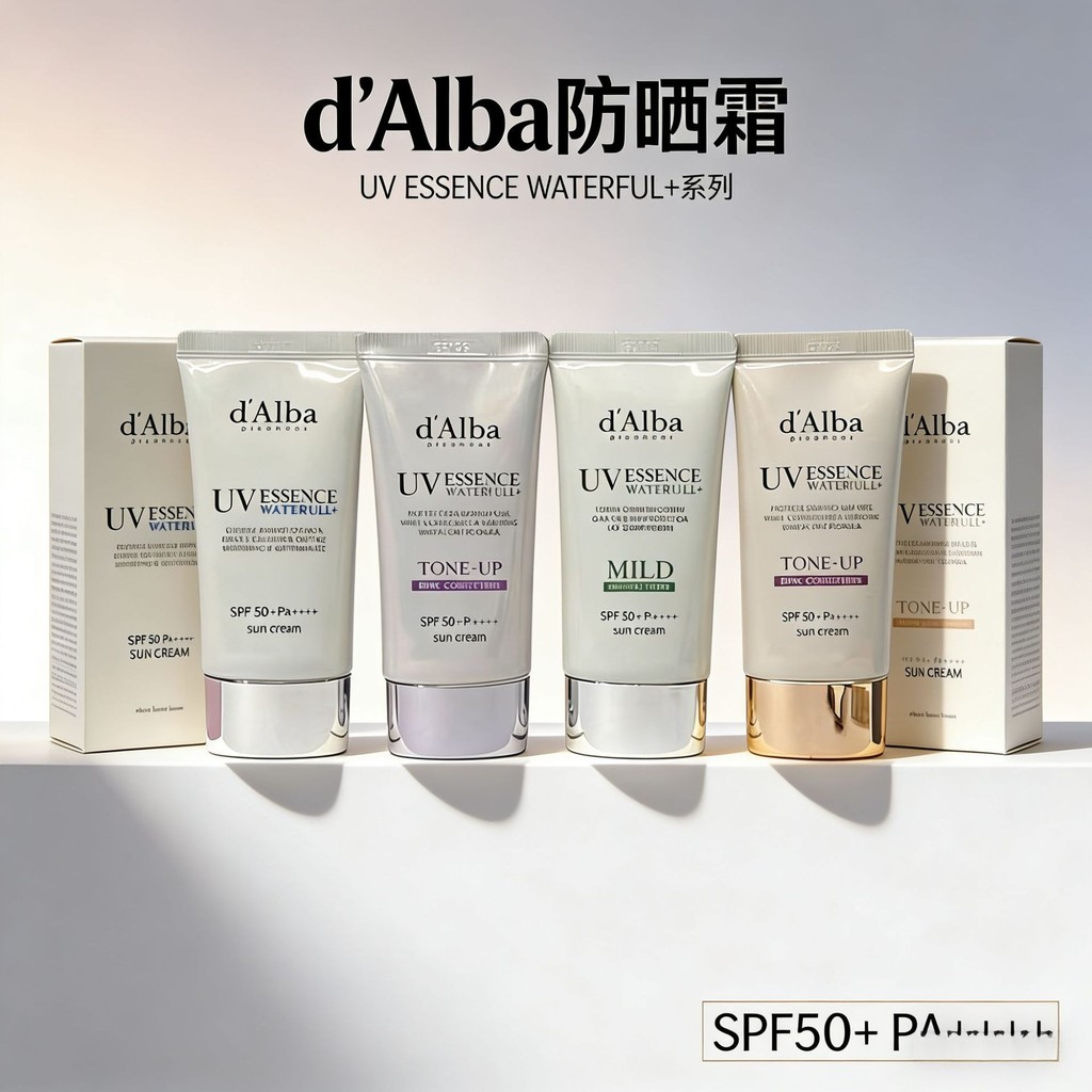 Kem chống nắng Dalba dalba Độ ẩm Làm sáng tự nhiên Cách ly Kem chống nắng cường độ cao Thân thiện vớ