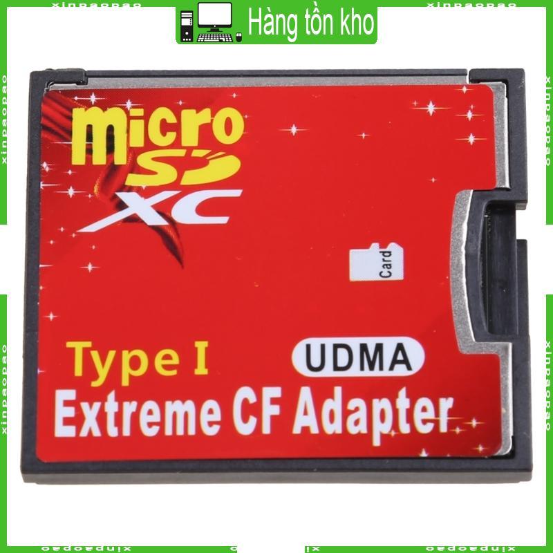 XI Dual SDHC SDXC TF sang CF Card Adapter Reader UDMA sang CF