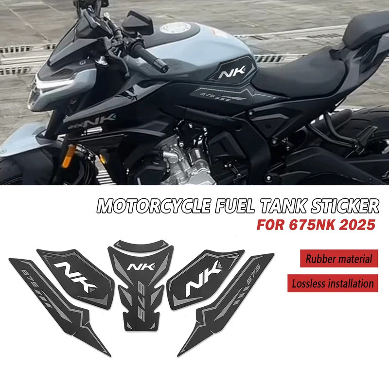 Cho CFMOTO 675NK NK675 675 NK CF675 2025 Xe Máy Xe Tăng Miếng Lót Bảo Vệ Miếng Dán Decal Khí Đầu Gối