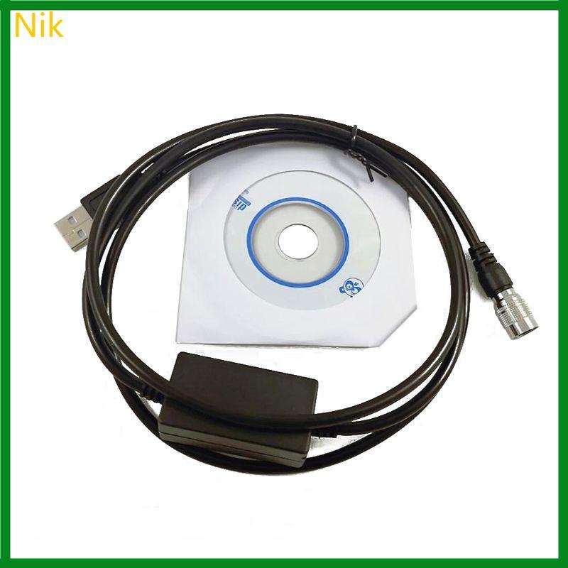 Cáp dữ liệu tải xuống Nik USB Tương thích cho Windows cho Topcon Sokkia Gowin Total Sta
