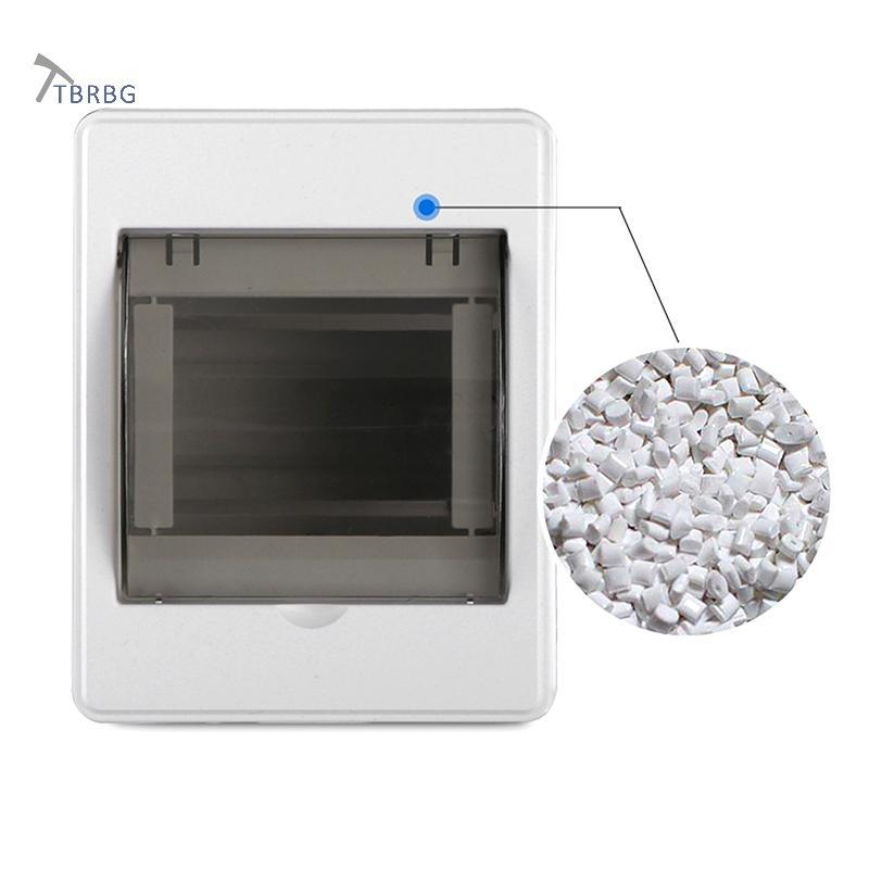 TBRBG 2-4Ways Hộp Nối Ngoài Trời Trong Suốt Nhựa Chống Thấm Nước Hộp Phân Phối Điện Ngắt Mạch ABS Hộ