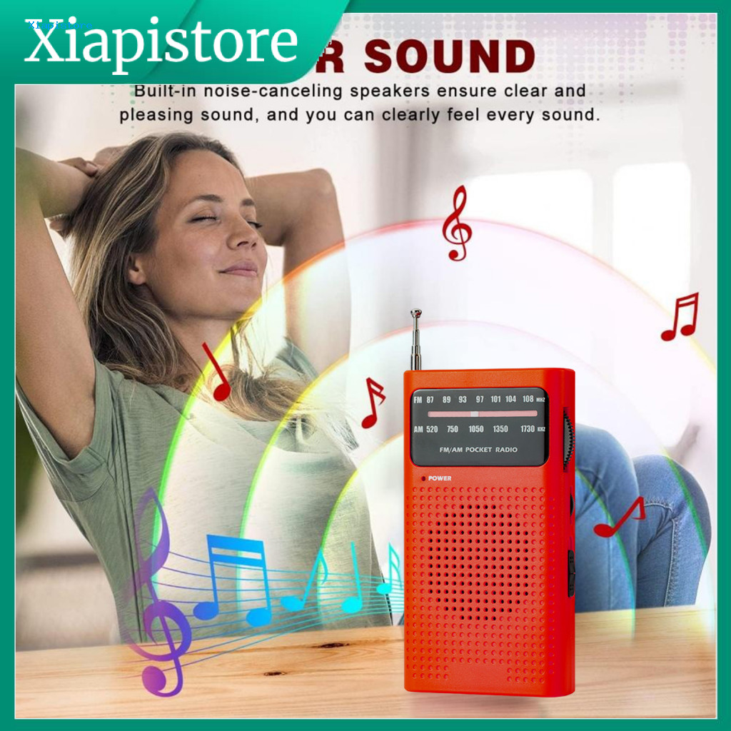 [Xiapistore] Radio Am / fm Di Động Radio Di Động Di Động Cầm Tay Am / FM Radio Với 3