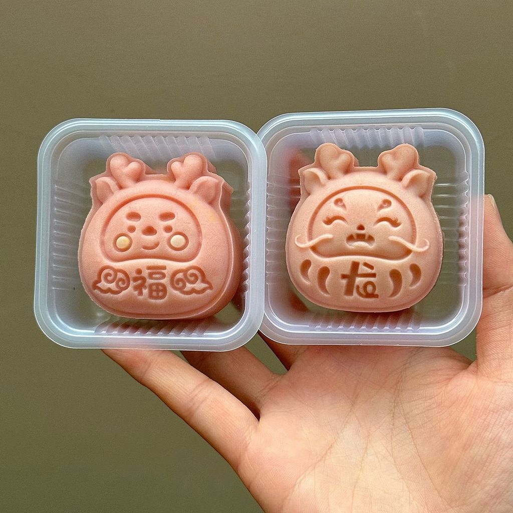 Ke Năm Mới Pháp Fulong Bánh Ngọt Khuôn Rồng Bánh Ngọt Khuôn Năm Mới Hoạt Hình Bánh Đậu Xanh Hấp Bun 