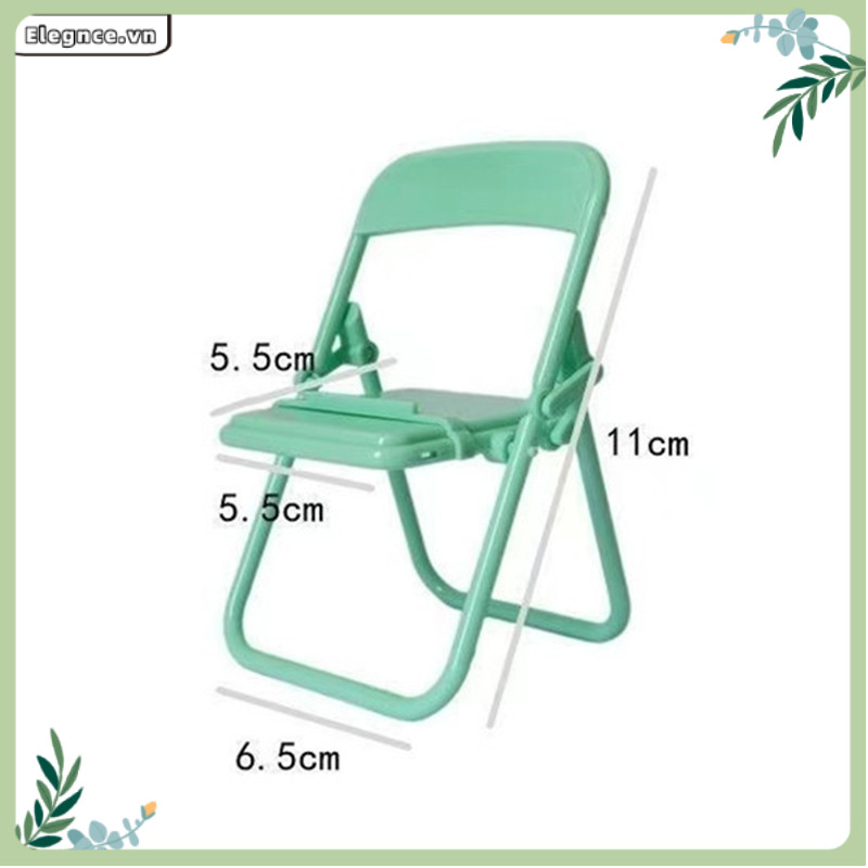 【Elevn】Ghế gấp để bàn kiêm giá đỡ điện thoại di động ghế đẩu trang trí xinh xắn | BigBuy360 - bigbuy360.vn