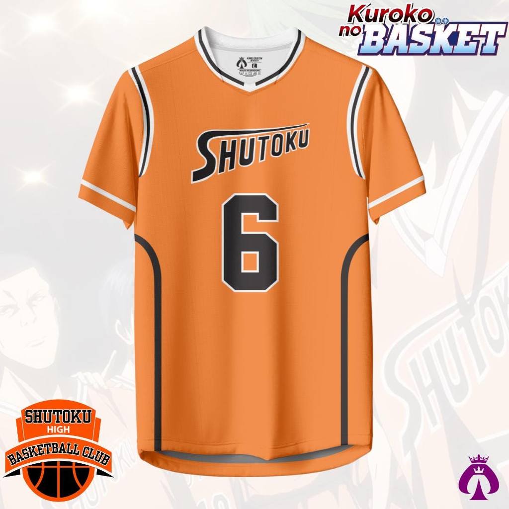 Bóng rổ của Shutoku Jersey Kuroko Tên tùy chỉnh & Số / Jersey Shintarou Midorima / Kuroko No Basket 