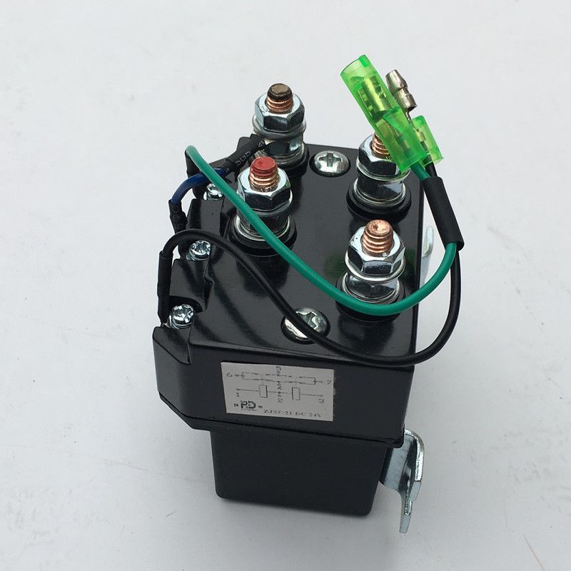 Rơle tời 250 Rơle 4500lbs Dưới Bộ điều khiển tời điện Rơle điện từ chống nước