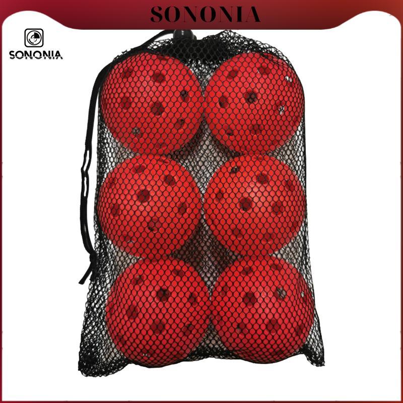 SONIA 6x Quả bóng Pickleball Kích thước chính thức Bóng giải trí được thiết kế đặc biệt