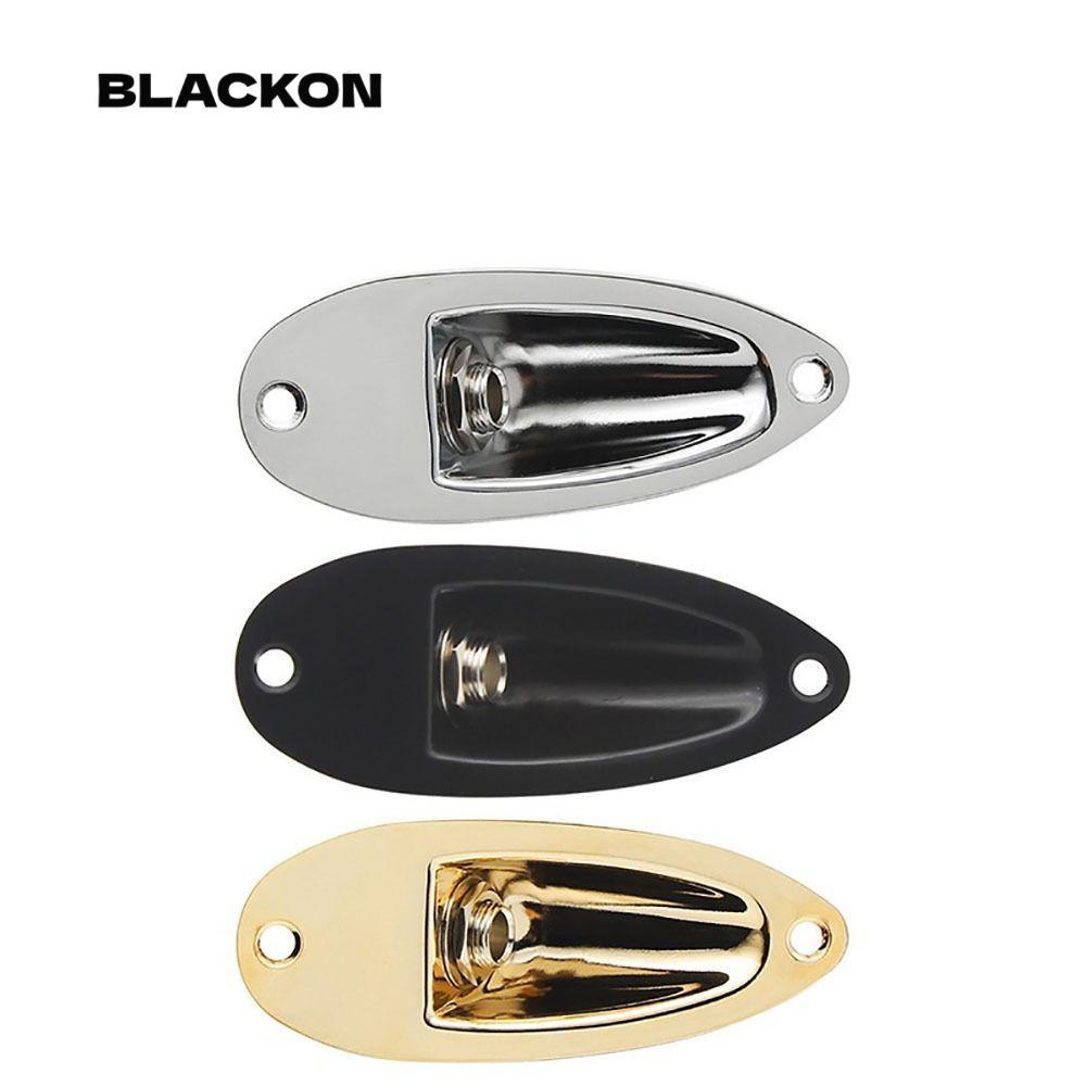 BLACKON Guitar Jack Đĩa, Thuyền Hình 6.35mm 1 / 4 "Guitar Đầu Vào Jack, Jack Ổ Cắm Điện Guitar Picku