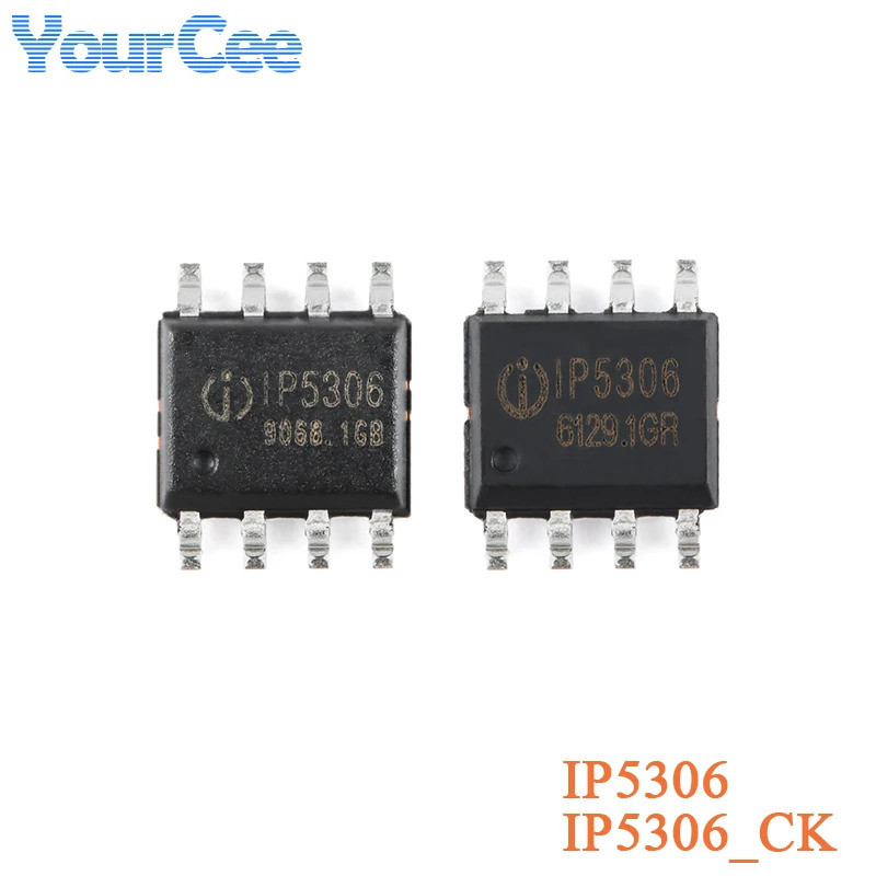 10 Cái / 5 Cái IP5306 IP5306 _ CK 2.1A Sạc 2.4A Xả Điện Di Động Tích Hợp Cao SOC Chip IC