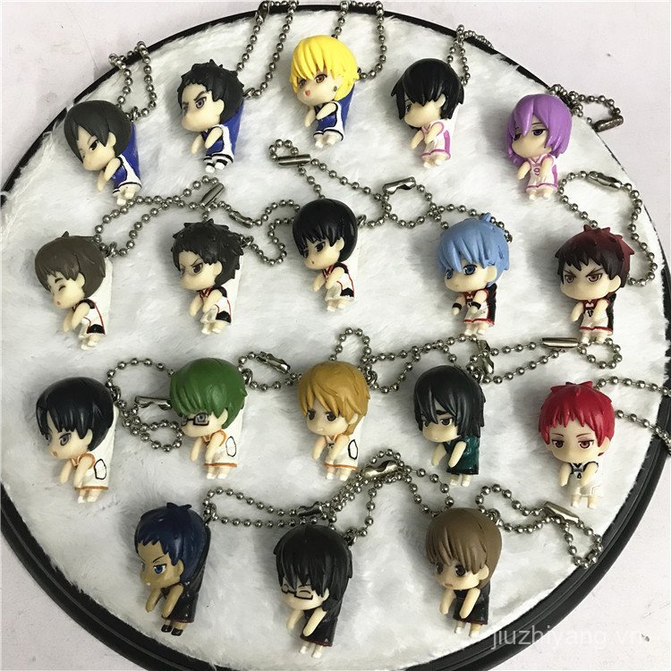 Sản phẩm mới Bóng rổ Bandai Gashapon Kuroko treo 123 Atsushi Atsushi Atsushi Midorima Kuroko Vulcan 