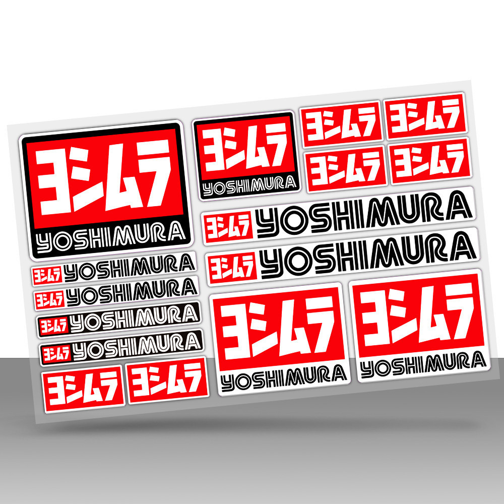 Phản Quang Xe Máy Đề Can Xe Tăng Fairing Đuôi Bên Dải Xe Đạp Mũ Bảo Hiểm Dán ​Dành cho Yoshimura Hon