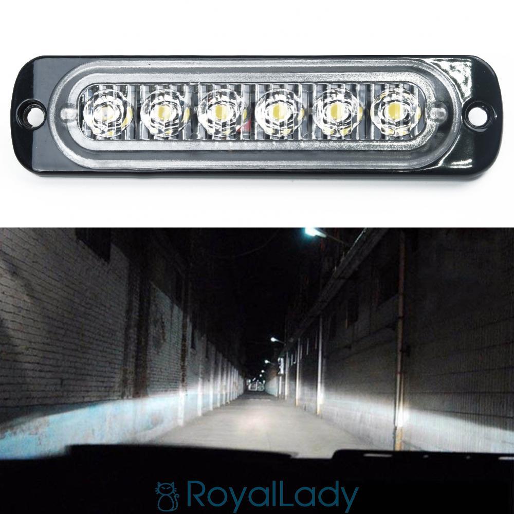 #ROYALLADY#Working 1 Kit 12W 18W LED Car Boat Truck Car Emergency Light Driving Fog Light