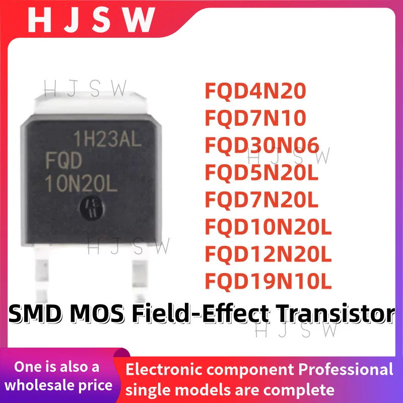 5 Chiếc FQD4N20 FQD7N10 FQD30N06 FQD5N20L FQD7N20L FQD10N20L FQD12N20L FQD19N10L FQD5N20 FQD7N20 FQD