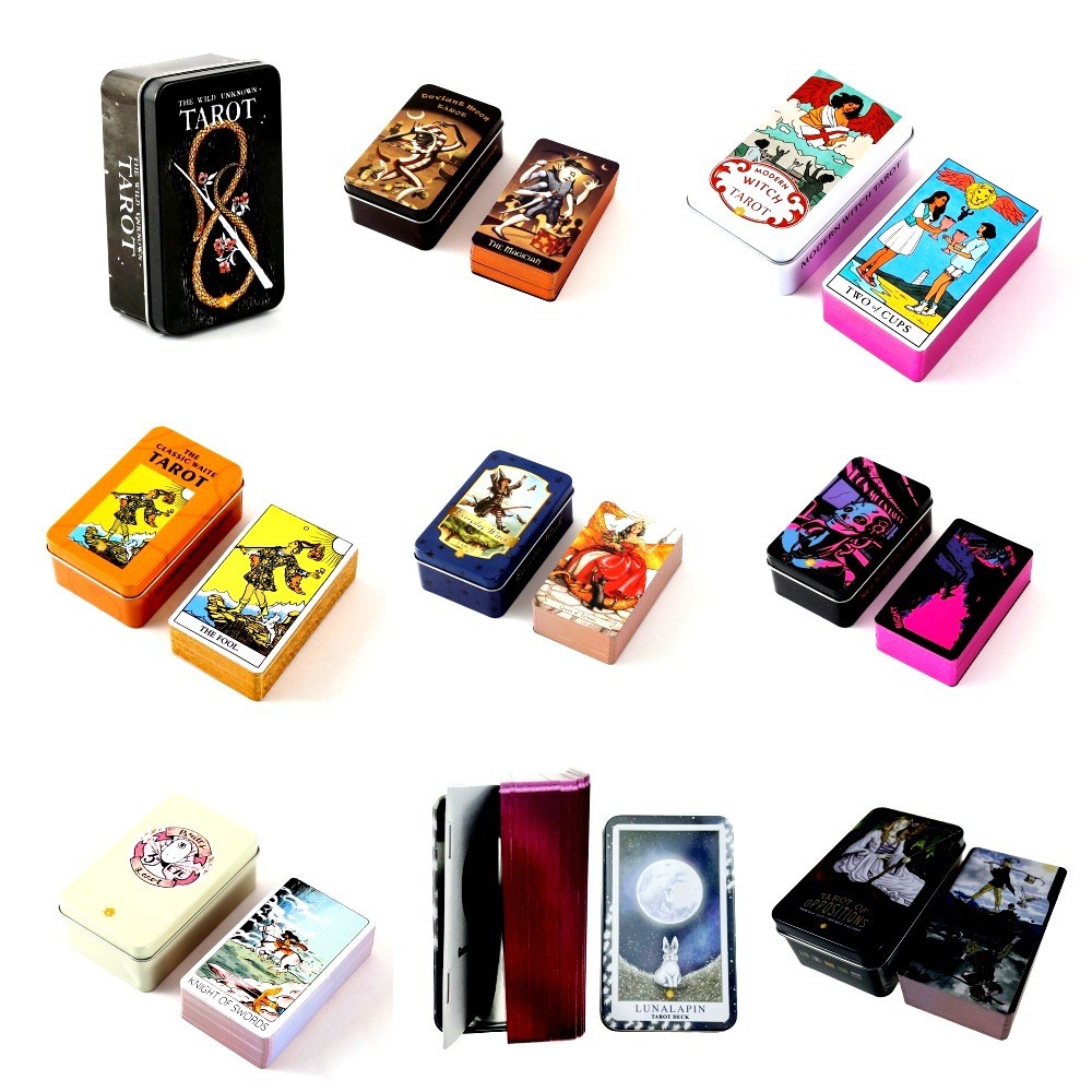 Bộ bài Tarot Bộ bài Tarot Bộ bài Tarot Bộ bài Tarot với Hướng dẫn sử dụng giấy