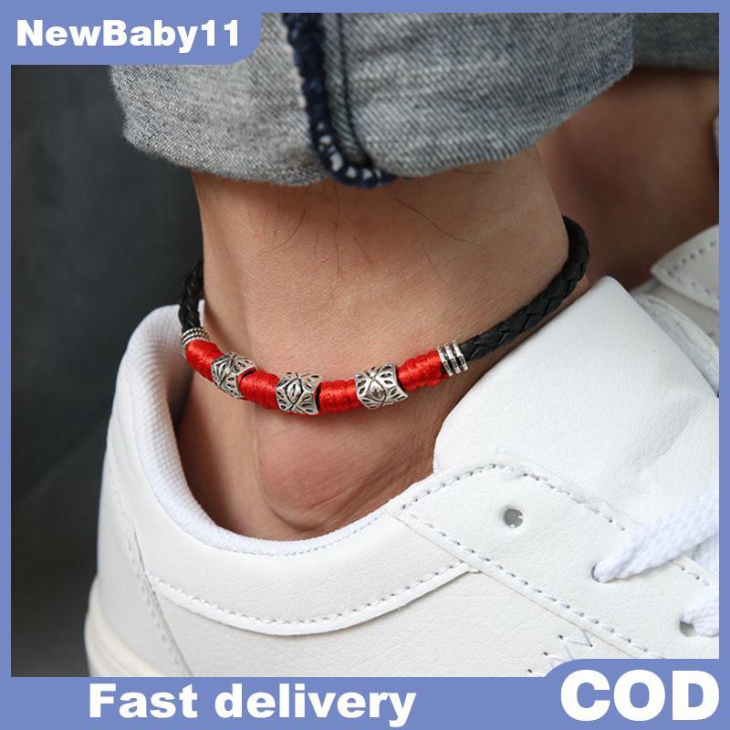 NY Handmade Nam Nữ Dây Vòng Chân Mắt Cá Chân Vòng Tay Chân Trần Sandal Bãi Biển Trang Sức NBaby